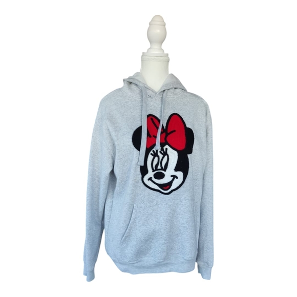 Disney Gray Hoodie with Minnie Mouse Design - Picture 1 of 11